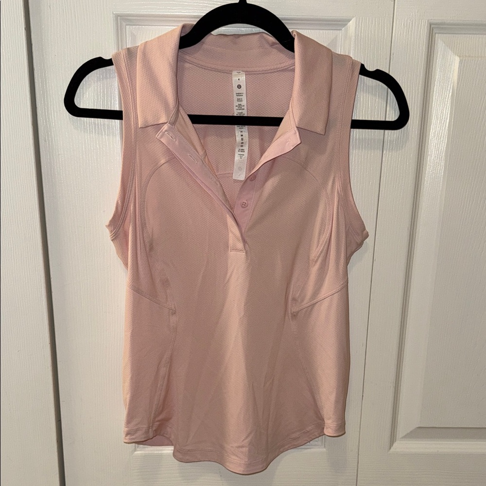 Lululemon Athletica Light Pink Sleeveless Tank Top